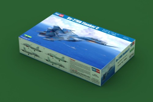 Su-27UB Flanker C by Hobby Boss