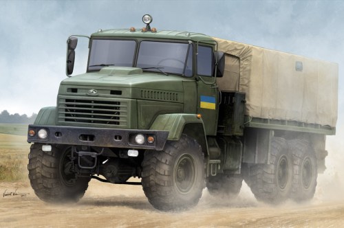 Ukraine KrAZ-6322 “Soldier” Cargo by Hobby Boss