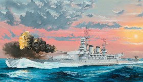 1/350 Italian Navy Battleship RN Littorio 1941 by Trumpeter