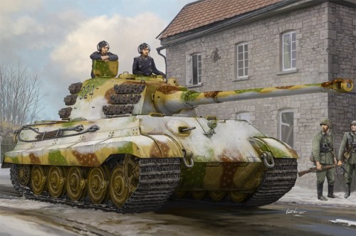 Pz.Kpfw.VI Sd.Kfz.182 Tiger II (Henschel Feb-1945 Production) by Hobby Boss