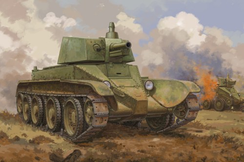 Soviet D-38 Tank by Hobby Boss