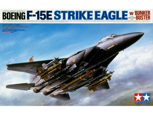 1/32 SCALE BOEING F-15E STRIKE EAGLE W/BUNKER BUSTER by Tamiya