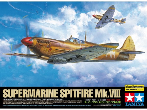 1/32 SCALE SUPERMARINE SPITFIRE MK.VIII by Tamiya