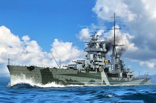 1/350 Italian Heavy Cruiser Gorizia by Trumpeter