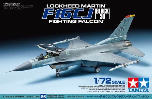 1/72 SCALE LOCKHEED MARTIN F-16 CJ [BLOCK50] FIGHTING FALCON by Tamiya