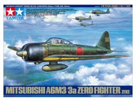 1/48 SCALE MITSUBISHI A6M3/3A ZERO (ZEKE) by Tamiya