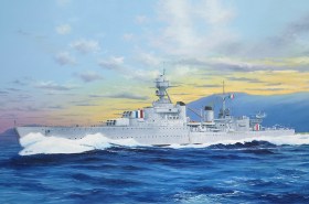 1/350 French Light Cruiser Marseillaise by Trumpeter