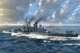 USS Iowa BB-61 by Trumpeter