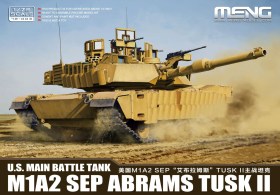 U.S. Main Battle Tank M1A2 SEP ABRAMS TUSK II 1/72 by Meng