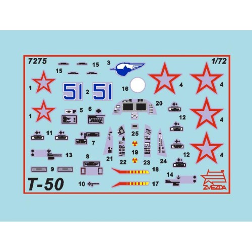 Russian fifth-generation fighter Su-50 (T-50) by Zvezda