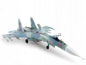 Russian air superiority fighter Su-27SM Flanker B mod. 1 by Zvezda