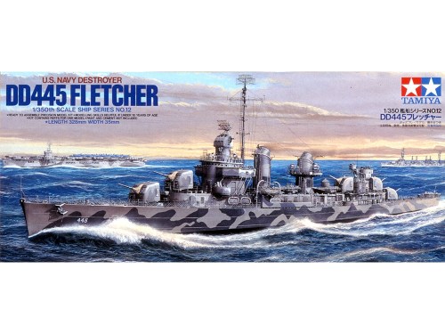 1/350 U.S. Navy DD445 Fletcher by Tamiya