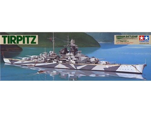 1/350 SCALE TIRPITZ GERMAN BATTLESHIP by Tamiya