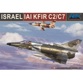 Aircraft 1/48 Kfir C2/C7 Israeli AF Fighter Kit by AMK Models