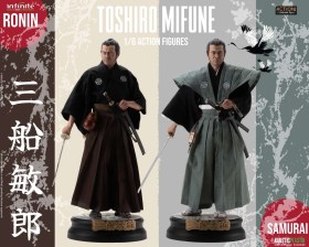 Toshiro Mifune Ronin & Samurai 1/6 Action Figure Deluxe Double Pack by Infinite Statue