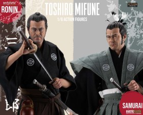 Toshiro Mifune Ronin & Samurai 1/6 Action Figure Deluxe Double Pack by Infinite Statue