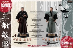 Toshiro Mifune Ronin & Samurai 1/6 Action Figure Deluxe Double Pack by Infinite Statue