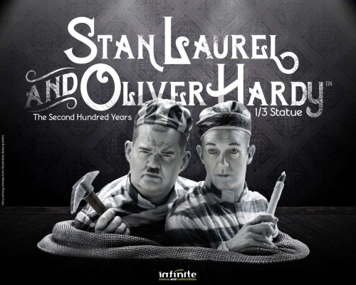 Stan Laurel & Oliver Hardy 1/3 Statue by Infinite Statue