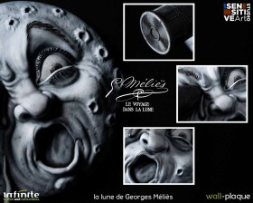 La Lune De Georges Melies Wall Plaque by Infinite Statue