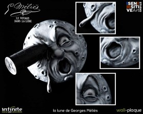 La Lune De Georges Melies Wall Plaque by Infinite Statue