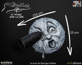 La Lune De Georges Melies Wall Plaque by Infinite Statue