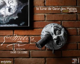 La Lune De Georges Melies Wall Plaque by Infinite Statue