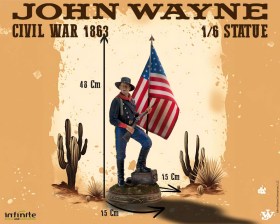 John Wayne Civil War 1863 Statue 1/6 Scale by Infinite Statue