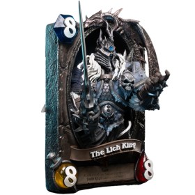 The Lich King Hearthstone Art Statue Frame by Blizzard