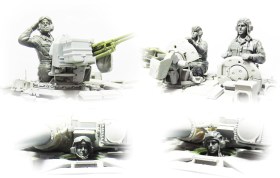 Russian Armed Forces Tank Crew 5 figures 1/35 by Meng