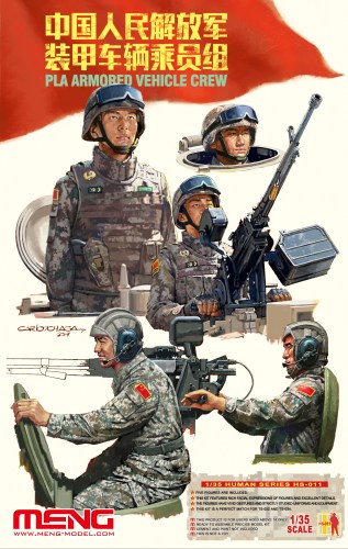 PLA Armored Vehicle Crew 1/35 by Meng