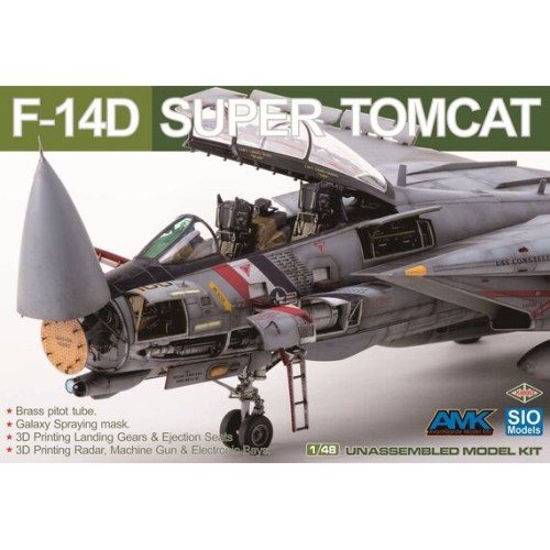 F-14D Super Tomcat (Super Detailed) 1/48 Kit by AMK Models