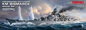 German Battleship Bismarck 1/700 by Meng