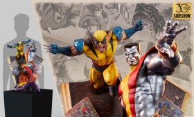 Colossus and Wolverine Fastball Special Marvel Statue by Sideshow Collectibles