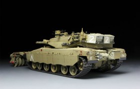 Merkava Mk.3 BAZ w/Nochri Dalet Mine Roller System 1/35 by Meng