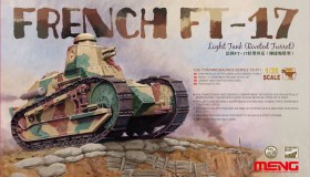 French FT-17 Light Tank (Riveted Turret) 1/35 by Meng