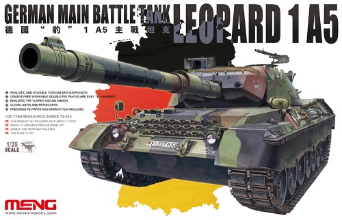 German Mine Battle Tank Leopard 1A5 1/35 by Meng