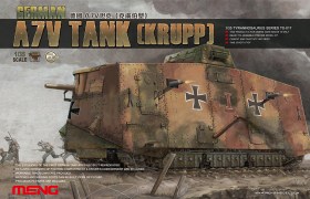 WWI German A7V Tank (Krupp) 1/35 by Meng