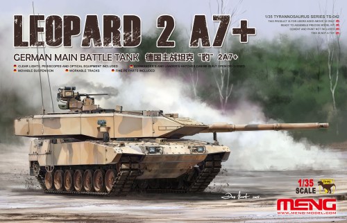 German Main Battle Tank Leopard 2 A7+ 1/35 by Meng