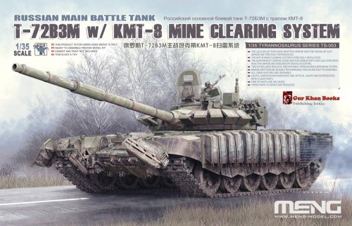 Russian Main Battle Tank T-72B3M w/ KMT-8 Mine Clearing System 1/35 by Meng