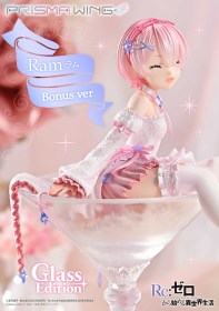 Ram Bonus Version Glass Edition Re:ZERO Starting Life in Another World PVC 1/7 Statue by Prime 1 Studio