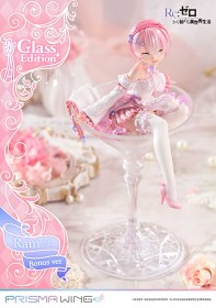 Ram Bonus Version Glass Edition Re:ZERO Starting Life in Another World PVC 1/7 Statue by Prime 1 Studio
