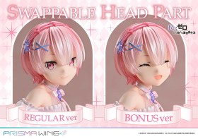 Ram Bonus Version Glass Edition Re:ZERO Starting Life in Another World PVC 1/7 Statue by Prime 1 Studio