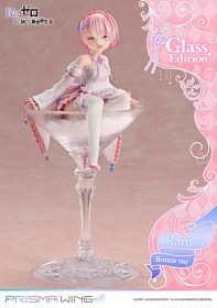 Ram Bonus Version Glass Edition Re:ZERO Starting Life in Another World PVC 1/7 Statue by Prime 1 Studio