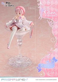 Ram Bonus Version Glass Edition Re:ZERO Starting Life in Another World PVC 1/7 Statue by Prime 1 Studio