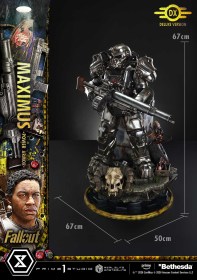 Maximus Power Armor DX Bonus Version Fallout 1/4 Statue by Prime 1 Studio