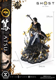 Atsu DX Bonus Version Ghost of Yotei 1/4 Statue by Prime 1 Studio