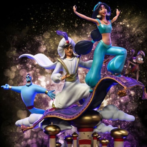 Aladdin and Yasmine Deluxe Disney Art 1/10 Scale Statue by Iron Studios