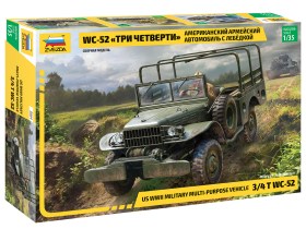 US WWII Military-purpose vehicle 3/4 T WC-52 by Zvezda