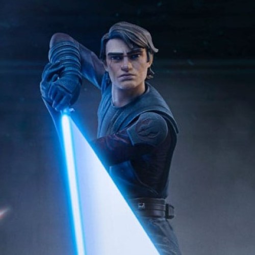 Anakin Skywalker Star Wars The Clone Wars Deluxe Art 1/10 Scale Statue by Iron Studios