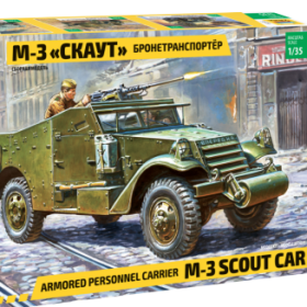 Armored personnel carrier M-3 Scout Car by Zvezda